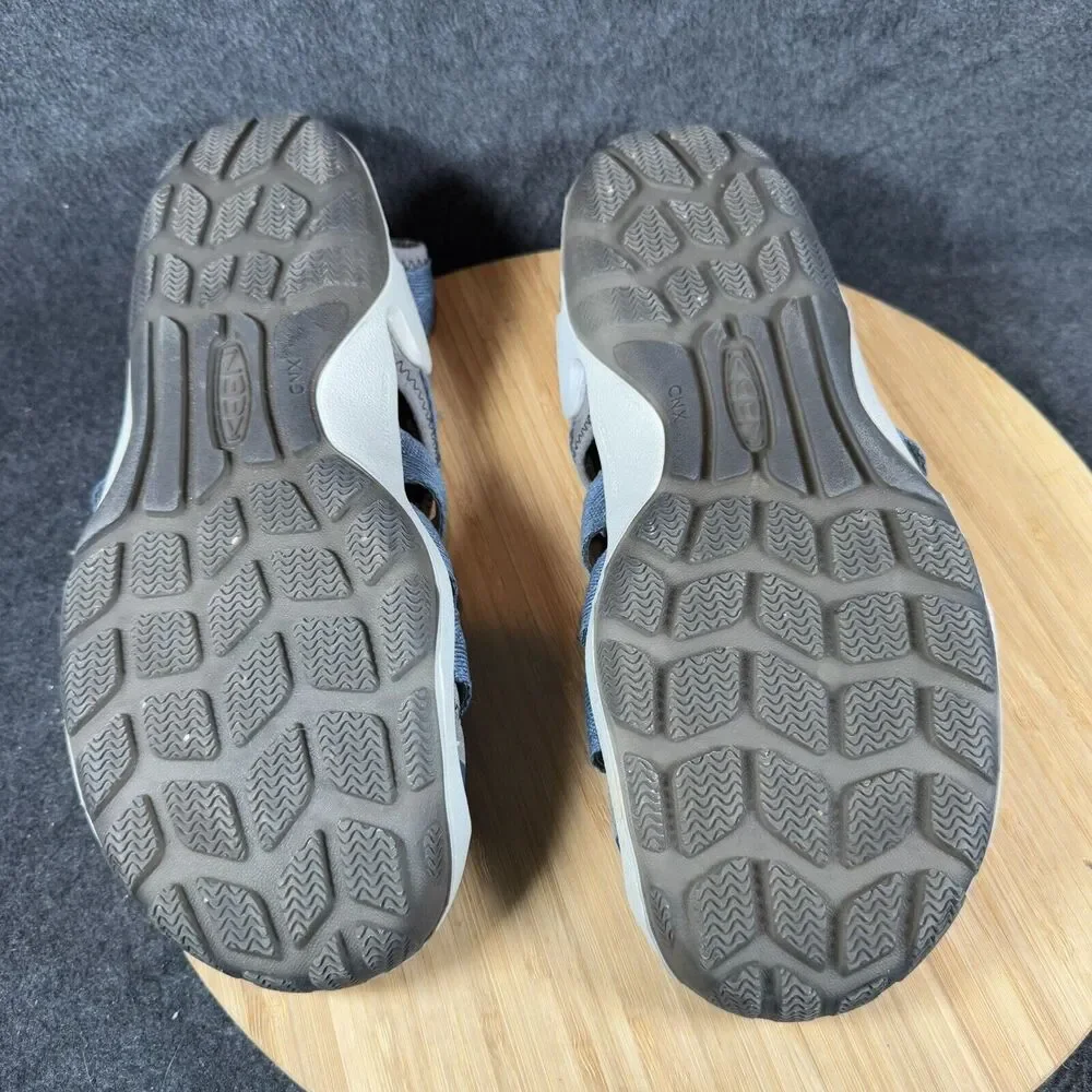 S KEEN Men's CNX II Sandals - Midnight Navy/Real Teal Size 10‎